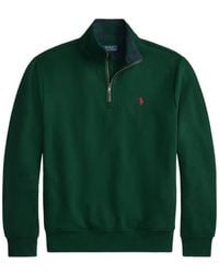 Polo Ralph Lauren - Logo-Embroidered Quarter-Zip Sweater - Lyst