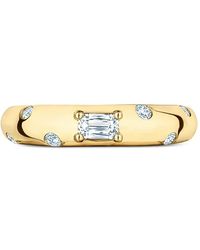 Kwiat - Cobblestone Wide Band Ashoka Ring Mit Diamant - Lyst