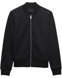 Prada - Veste Zippée À Patch Logo - Lyst