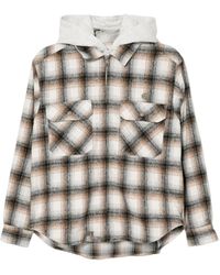 Chocoolate - Chaqueta a cuadros con logo bordado - Lyst