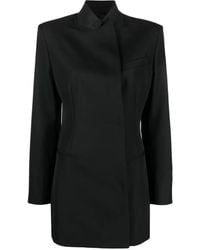 ARMARIUM - No-Lapels Virgin Wool Blazer - Lyst