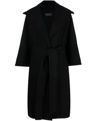 Gianluca Capannolo - Single-breasted Belted Coat - Lyst