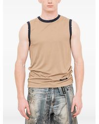ANDERSSON BELL - Brit Damaged Sleeveless T-Shirt - Lyst