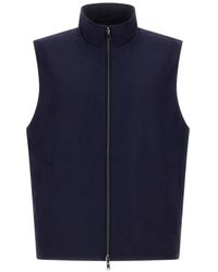 Herno - High-Neck Reversible Gilet - Lyst
