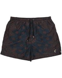TOOCO - Paisley-Print Swim Shorts - Lyst