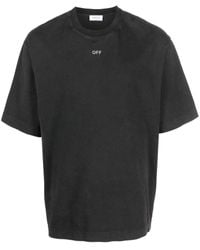 Off-White c/o Virgil Abloh - T-shirt en coton à imprimé graphique - Lyst