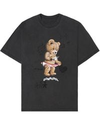 DOMREBEL - Snap Sketch Bear-Print T-Shirt - Lyst