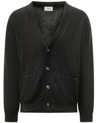 A PAPER KID - V-Neck Button-Up Cardigan - Lyst