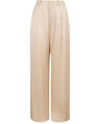 LAPOINTE - Pleated Straight Trousers - Lyst