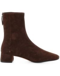 Aquazzura - Saint Honore Almond-Toe Ankle Boots - Lyst
