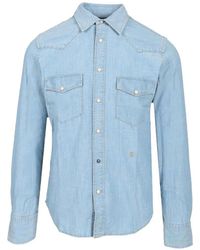 Jacob Cohen - Long Sleeve Shirts Denim - Lyst