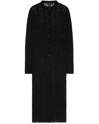 Alanui - Button-Front Open-Knit Cardigan - Lyst