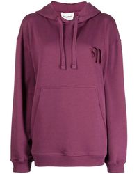 Nanushka - Ever Embroidered Logo Hoodie - Lyst