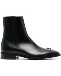 Balenciaga - Rim Bb Iconic レザーアンクルブーツ - Lyst