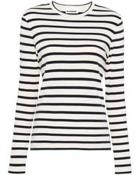 Jil Sander - ストライプ ロングtシャツ - Lyst