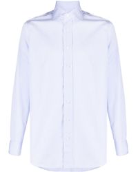 Lardini - Stripe-pattern Cotton Shirt - Lyst