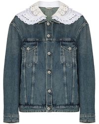 Miu Miu Denim Jack - Blauw