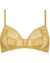 Eres - Mosaic Wireless Triangle Bra - Lyst