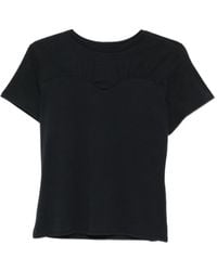 Rails - Janis Hartvormig T-Shirt Met Halslijn - Lyst
