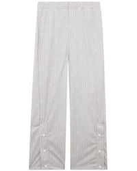 Gcds - Pinstripe Logo-Motif Track Pants - Lyst
