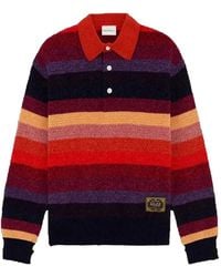 Drole de Monsieur - Polo Rayé À Manches Longues - Lyst