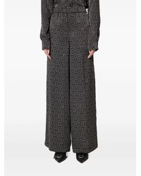 KENZO - Geometric-Pattern Trousers - Lyst