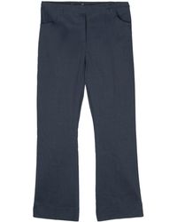 D.exterior - Pressed-crease Cropped Trousers - Lyst
