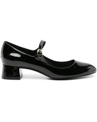 Stuart Weitzman - Vivienne Pumps Aus Lackleder 35Mm - Lyst