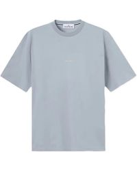 Stone Island - T-Shirt À Logo Imprimé - Lyst