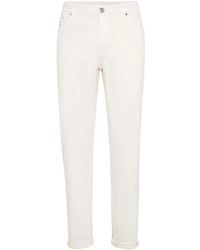 Brunello Cucinelli - Jeans mit geradem Bein - Lyst