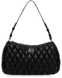 DKNY - Remy Quilted Logo-Plaque Shoulder Bag - Lyst