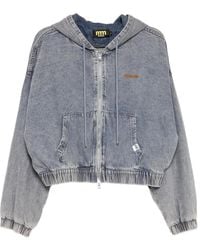 Mini Cream - Logo-Embroidered Jacket - Lyst
