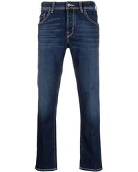 Jacob Cohen - Logo-patch Slim-fit Jeans - Lyst