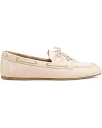 Stuart Weitzman - Tinsley Leather Boat Shoes - Lyst
