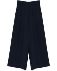 Patrizia Pepe - Pleated Wide-Leg Trousers - Lyst