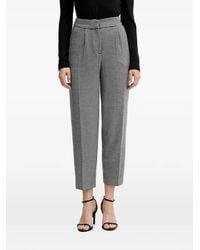 Benetton - Houndstooth Pleated Trousers - Lyst