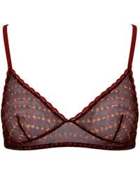 Laura Urbinati - Soutien-Gorge À Imprimé Géométrique Et Effet De Transparence - Lyst
