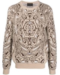 Philipp Plein - Maglione Con Stampa Paisley - Lyst
