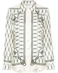 Tory Burch - ノットプリント シャツ - Lyst