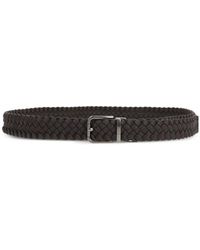Dolce & Gabbana - Braided Leather Belt - Lyst
