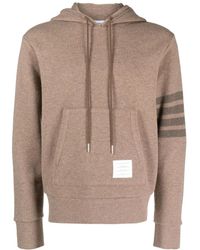 Thom Browne - Sudadera con capucha y detalle de rayas - Lyst