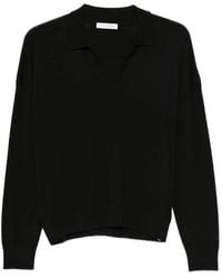Zanone - V-Neck Spread-Collar Sweater - Lyst