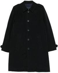 Herno - Buttoned Single-Breasted Coat - Lyst