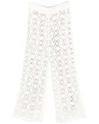 Bompard - Crocheted Elasticated-Wais Trousers - Lyst