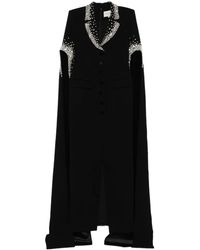 Jean Louis Sabaji - Crystal-Embellished Tailored Maxi Dress - Lyst