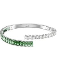 Swarovski - Matrix Armband mit Smaragdstein - Lyst