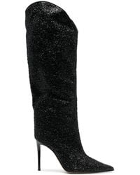 Alexandre Vauthier - 110Mm Sequin Knee-High Boots - Lyst