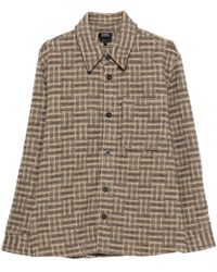 A.P.C. - Neutrals Shirts - Lyst