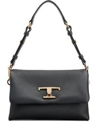 Tod's - Mini T Timeless Leather Shoulder Bag - Lyst