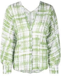 Vince - Blouse Met Tie-Dye Print - Lyst